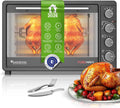 Pizzaofen, 45L, 2000W, Schwarz, TurboTronic By Z-LINE, 2 Backbleche