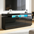 Smart-TV, 160 × 35 × 72cm, mit LED-Beleuchtung, Schwarz, Senvoziii