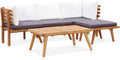 vidaXL Sofa, 115 × 65 × 65 cm, für den Garten