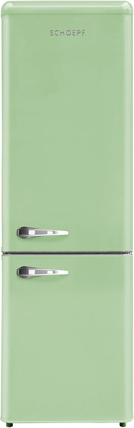 Kühl-Gefrier-Kombination RKG265DSG, 249 L, 40 dB, mit LED-Beleuchtung, verstellbar, Glas, SCHOEPF