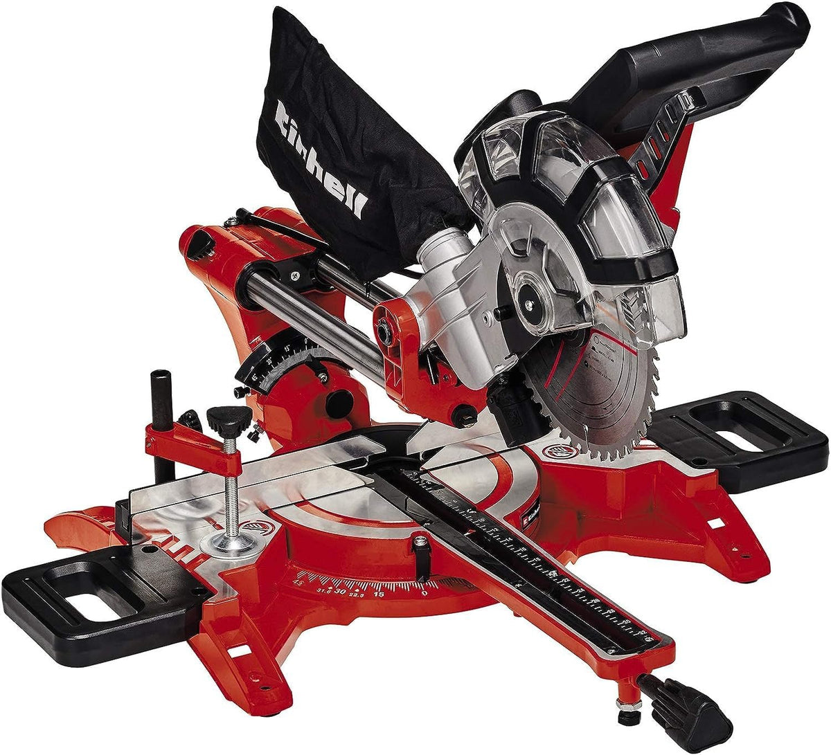 Einhell Kapp- & Gehrungssägen, 62 mm, 1800 W, max. 62 mm x 310 mm Schnitttiefe/-breite, Ø 210 mm Sägeblatt
