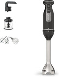 Ninja CI100EU Stab- & Standmixer, 850W, Schwarz, Ninja Foodi 3-in-1 Stabmixer, 2 Misch- und 5 Rührgeschwindigkeiten zum Zerkleinern, Schwarz CI100EU
