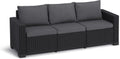 Sofa, Allibert, Allibert Amazon California 3-Sitzer anthrazit Version 2022