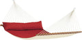 Hängematten, 140 cm, LA SIESTA, - Alabama Red Pepper - Gesteppte Kingsize Spreizstange Hängematte