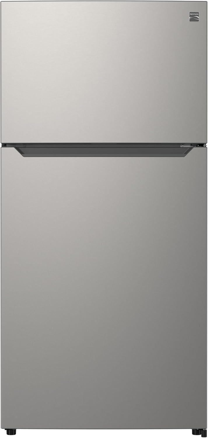25 cu. ft. 33' Wide, Kenmore, Top Mount Refrigerator - FPR Stainless Steel