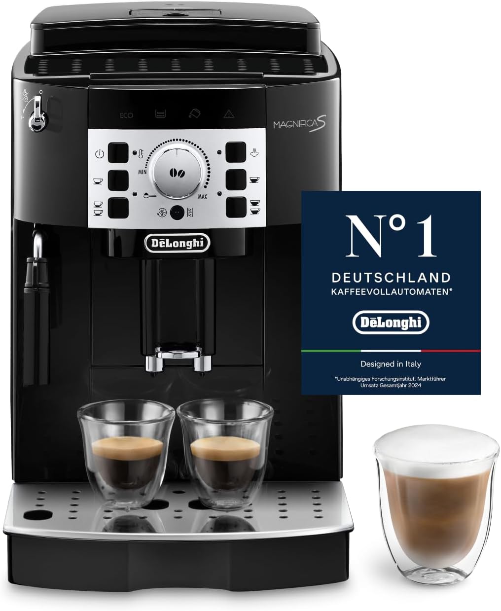 Kaffeevollautomaten, Schwarz, De'Longhi