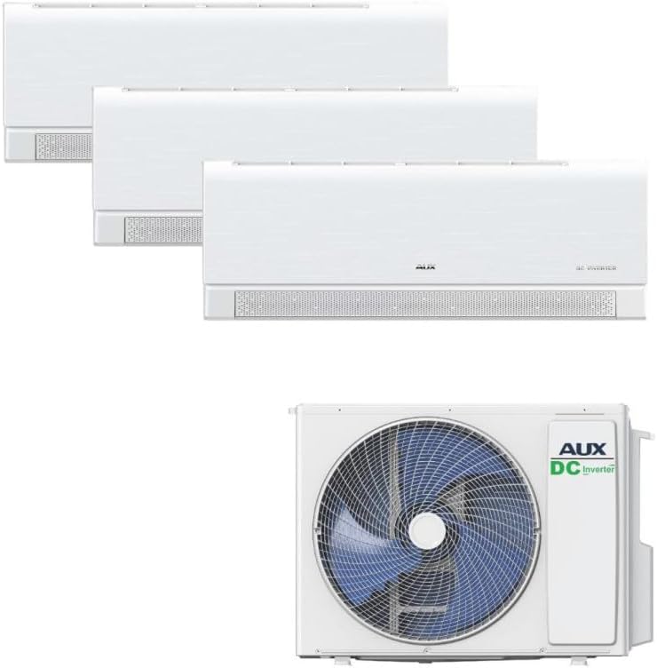 Klimaanlage R32, 10,5 kW, mit WLAN, für das Büro, Belrad, AUX A++ Klimaanlage Set Multi Split 36000 BTU (10